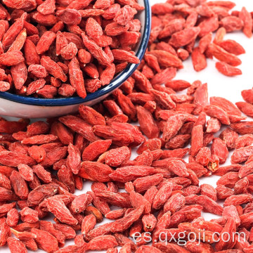 Ningxia bayas de goji rojas secas orgánicas secas